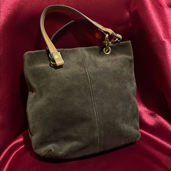 Brown Suede Women's Bag - Picture 7 of 9